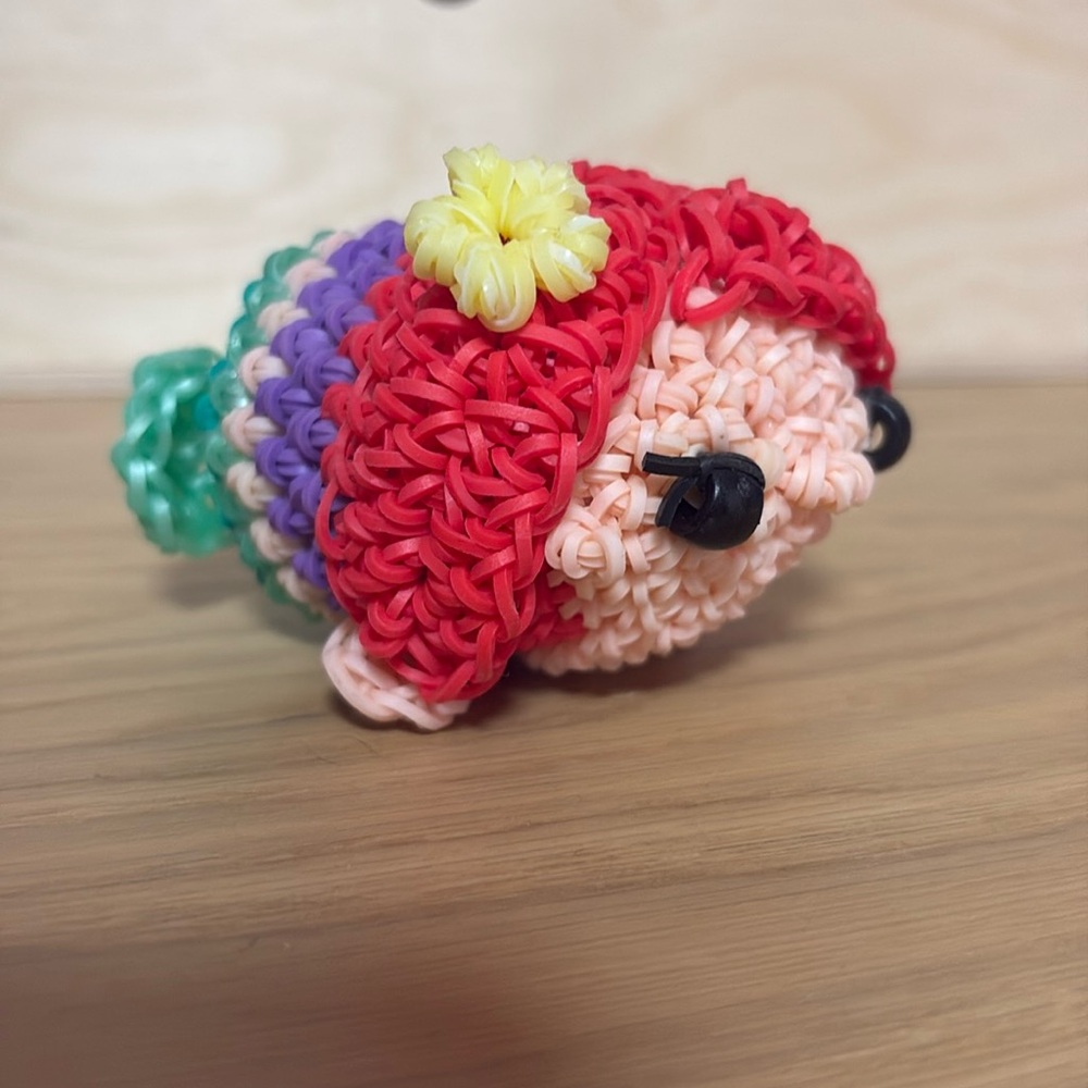 Handmade Rainbow Loom Amigurumi Ariel Mermaid Tsum Tsum